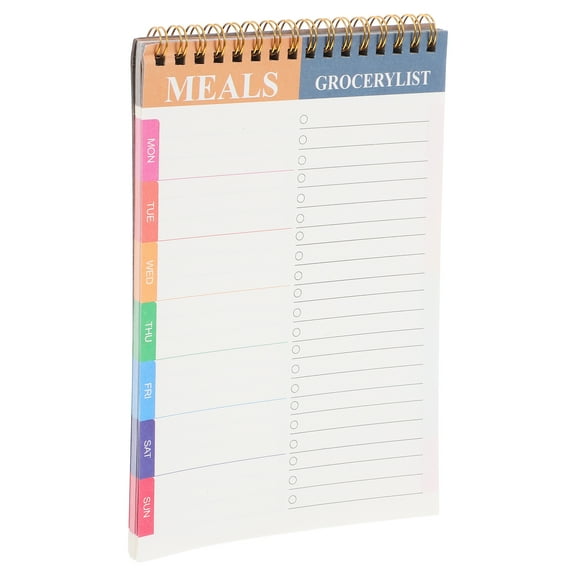 WORGEOUS Spiral Planning Notepad for Schedule List Book Weekly to Do Planner Dating