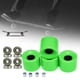 thumbnail image 1 of Ruedas Pro Skateboard 78A con Rodamientos Espaciadores Ruedas Cruiser Cubierta verde shamjiam ruedas de patineta, 1 of 8