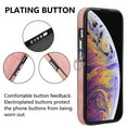 thumbnail image 6 of Compatible with iPhone XR Card Slot Back Case, 360 Degree Rotatable Ring Stand Plating Button PU Leather Support Magnetic Car Mount Phone Case Cover for iPhone XR, Pink, 6 of 13