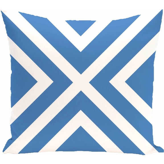 Simply Daisy Stripe Print Decorative Pillow, 16" x 16"