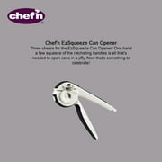 Chef'n EZ Squeeze Can Opener - One Handed Design - Black and Meringue