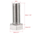 thumbnail image 2 of Uxcell M12 Thread 30mm 304 Stainless Steel Hex Head Screws Bolts (5-pack), 2 of 3