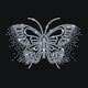 thumbnail image 2 of Parches de mariposa termoadhesivos con diseño de alas de mariposa, 11,7 x 8,3 pulgadas, para planchar, reparar ropa, etc., 2 of 7