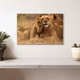 thumbnail image 2 of Elephant Stock Lioness And Cub Wall Art - Horizontal Canvas Wall Art - Living Room Wall Decor - Animal Canvas - Brown And Orange Decor - 12" x 8", 2 of 8