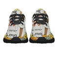 thumbnail image 5 of Fall Fall For Jesus He Never Leaves Thanksgiving Halloween Shoes Sneakers Black Size 8.5, 5 of 7