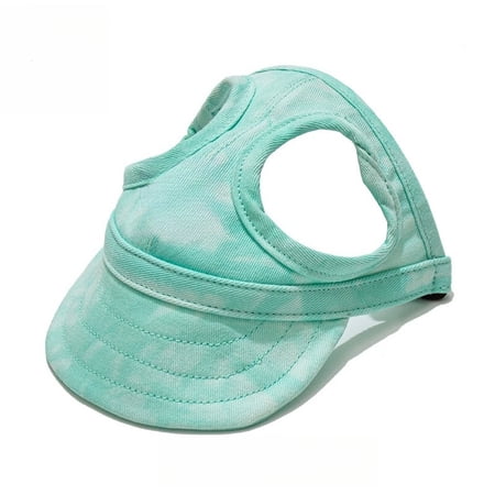 Pet Outdoor Sun Hat Breathable Visor Baseball Cap with Ear Holes for Small Medium Large Dogs & Cats Pet Costume Headwear