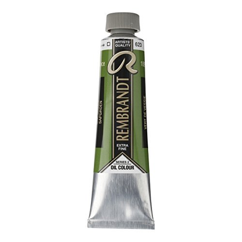 Royal Talens Rembrandt Artists' Oil Color, 40ml Tube, Sap Green (01056232)