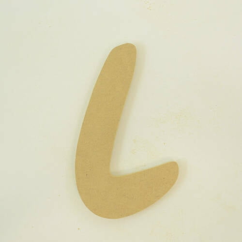 Package of 1, "L" 14 Inch X 3/4" MDF Letters In The Waltograph Font | Thick For Art & Craft Project, Made in USA