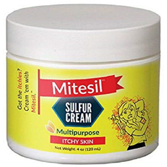 Mitesil Multipurpose 10 Sulfur Cream Relief from Mites, Insect Bites
