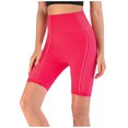 thumbnail image 3 of REALiKUN Biker Shorts for Women High Waisted Workout Shorts for Women Yoga Pants Red S, 3 of 8