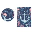 thumbnail image 5 of Yayeee Garden Flag 12" x 18" Double Sided Outdoor Yard Lawn Holiday Decorations, Light Blue Anchor, 5 of 6