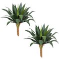 thumbnail image 6 of 20in Artificial Agave Plants, UV Resistant Unpotted Faux Greenery for Front Porch, Patio, Home & Office Decor 2pcs, 6 of 8