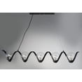 thumbnail image 3 of Maxim 35105CDBKPN Curlicue 5-Light Pendant Ceiling Light, Black & Polished Nickel, 3 of 6