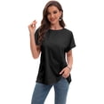 thumbnail image 2 of Womens Summer Tops Outfits Spring Casual Dressy T Shirts Workout Clothes Going Out Trendy Vacation Fashion, 2 of 6