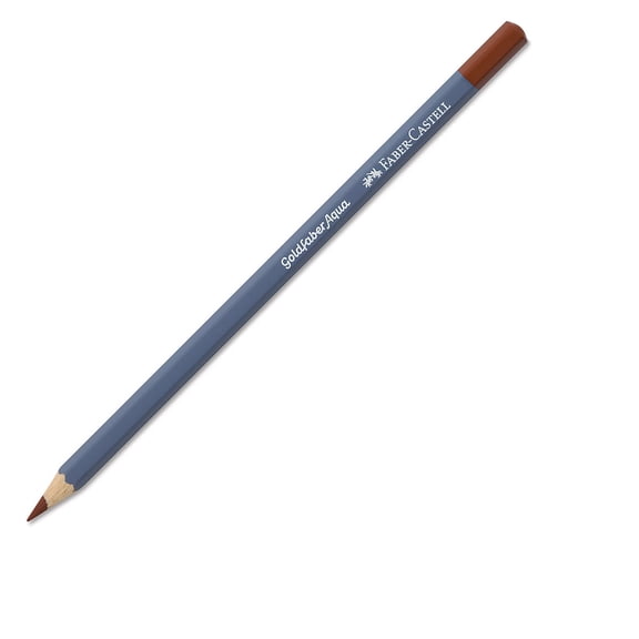 Faber Castell Goldfaber Aqua Watercolor Pencil - Burnt Sienna 283
