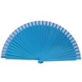 thumbnail image 2 of Sunjoy Tech Folding Fan Smooth Opening/Closing Plain Classical Art Craft Fine Texture Stage Performance Decoration Chinese Style Dance Retro Folding Hand Fan for Party, 2 of 8