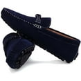 thumbnail image 4 of Mens Loafer Shoes Casual Penny Shoes Slip On Comfortable Boat Shoes Suede Leather Suit Shoes, 4 of 8
