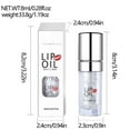 thumbnail image 3 of Walmart Week Sales Lip Glosses,5 Colors Of Lip Plumping Lip Glaze Moisturizing Lip Balm Glass Lip Gloss Non Stick Cup Lipstick Lip Gloss 8ml By Iegman, 3 of 9
