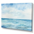 thumbnail image 2 of Designart "Minimalist Charm Of Oceanic Horizons" Ocean Canvas Wall Art, 2 of 7