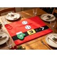 thumbnail image 5 of Christmas Table Placemat Table Mat Festive Holiday Dining Table Cover Cloth Decor for Kitchen Coffee Table Home Dining Party Christmas Table Setting Holiday Decoration Mat, 5 of 5