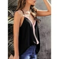 thumbnail image 3 of Uhndy Women's Tank Top Sexy V Neck Camisole Casual Sleeveless Spaghetti Strap Shirts Tops Pink XL, 3 of 5