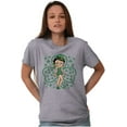 thumbnail image 5 of Betty Boop St Patricks Day Clovers Women's Graphic T Shirt Tees Brisco Brands S, 5 of 6
