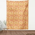 thumbnail image 4 of Ambesonne Paisley Fabric by the Yard Upholstery, Buta Folk Motifs Floral, 10 Yards, Peach Burnt Sienna, 4 of 5