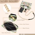 thumbnail image 3 of FORMRS Women Crossbody Purse with Chain Strap Vegan Leather Shoulder Handbag, Green Vegetables Pattern, 3 of 7