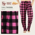 thumbnail image 2 of LANBAOSI Womens Pajama Pants Soft Fleece Plaid PJ Bottoms For Women with Pockets Loungewear Size M, 2 of 8