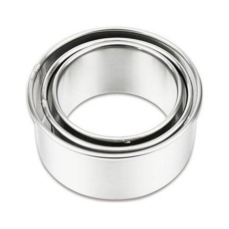 

Jygee 3pcs Stainless Dumpling Skin Maker Mold Round dumpling skin wrappers Jiaozi Pie Mould Kitchen Pastry Tool 1