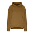 thumbnail image 4 of Hauaitttt Lightweight Ladies Hooded Sweatshirt with Front Pocket for and Autumn – Cozy Casual Top for Everyday Wear Sleep Hoodies Women Hooded Sweat Shirt for Womens Button down Hoodie Women, 4 of 5