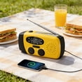 thumbnail image 7 of HuiXinOu Portable Solar Hand Crank Emergency Radio AM/FM/WB Multiband Radio With LED Torch 2000mAh Rechargeable Power Bank For Phone Charging And Camping, 7 of 7