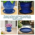 thumbnail image 5 of Sunnydaze 14.25" Round Imperial Blue Ceramic Outdoor Flower Pot Saucer 2-Count, 5 of 10