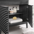 thumbnail image 6 of Modway Render 35" MDF and Particleboard Bathroom Vanity Cabinet in Charcoal, 6 of 8