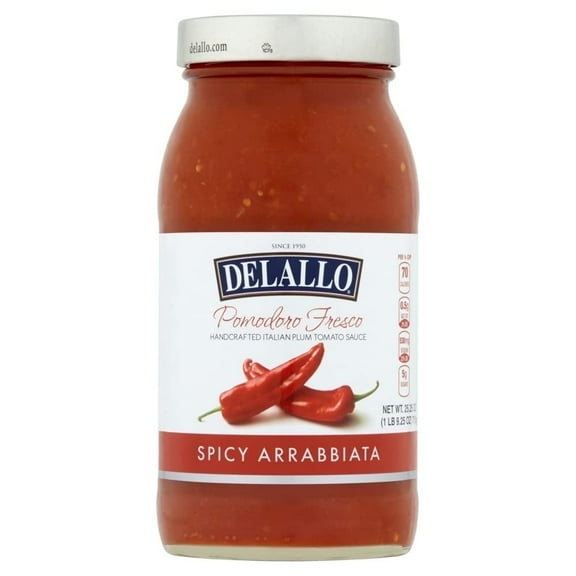 Delallo Sauce Fresco Spicy Arrabiatta -- 25.25 fl oz Pack of 4