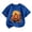 Blue, variant on TGPMGRZ Boys Halloween Graphic Tee Short Sleeve Halloween Pumpkin Print T-Shirt