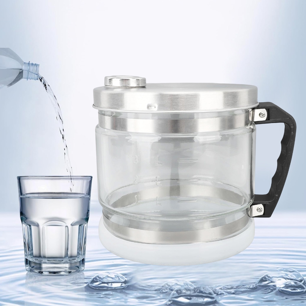 4L Glass Water Collector For Countertop Distillers Glass Collection Bottle