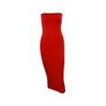 thumbnail image 4 of Robe Crayon Col Bateau pour Femmes Couleur Unie Sans Manches Robe d'Été, 4 of 9