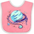 thumbnail image 3 of Inktastic Space Dragon and Planet Boys or Girls Baby Bib, 3 of 4
