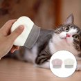 thumbnail image 5 of Peine quitapelusas para gatos, peine de limpieza para mascotas, peine de masaje para aseo, herramientas suaves, 2 uds., 5 of 5