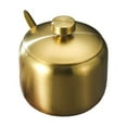 thumbnail image 1 of kurtrusly Sucrier Café Thé Pot à Épices Gadgets de Cuisine Récipient à Sel Design Intégré Fournitures de Cuisine Pot d'Assaisonnement Or Type 2 L, 1 of 9