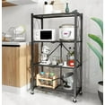 thumbnail image 4 of TygerClaw 3-Layer Folding Mobile Steel Shelving Unit, 4 of 4