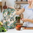 thumbnail image 3 of FKELYI Bohemian Floral Butterfly Print Blender Dustproof Cover Food Processors Dust Cover Anti Splash Stand Mixer Appliance Protector Covers with Handle for Coffee Maker, 3 of 6