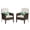 beige, variant on High-Back Outdoor Rattan Patio Chair Set, 2-Piece – Thick Cushions, All-Weather Gradient Wicker – Versatile Outdoor Seating for Porch, Deck, Garden, Backyard