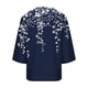 thumbnail image 3 of Xuyuer Women's 3/4 Length Sleeve Tops V Neck Casual Vacation Loose Fit S-5XL Ruffle Cuffs Shirts Dressy Flowy Tunic Tops Hawaiian Shirts Summer Floral Printed Shirt Casual Soft Tunic Tops, 3 of 5