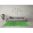 thumbnail image 3 of Ahgly Company Indoor Round Oriental Green Industrial Area Rugs, 5' Round, 3 of 4