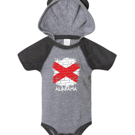

Inktastic Graffiti Alabama State Flag Gift Baby Boy or Baby Girl Bodysuit