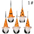 thumbnail image 3 of Halloween Hanging Gnome Handmade 5PCS Swedish Gnome Holiday Tree Gnome Decor, 3 of 10