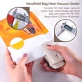 thumbnail image 3 of Zootealy Portable Mini Handheld Bag Heat Vacuum Sealer with Cutter for Plastic Food Storage Bags, 3 of 6