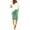Green, variant on Shorts for Women Women's Plus Size Casual Knee Length Capri Pants Elastic Waistband with Belt Loops Lightweight Fabric Side Pockets Loose Fit Crop pants